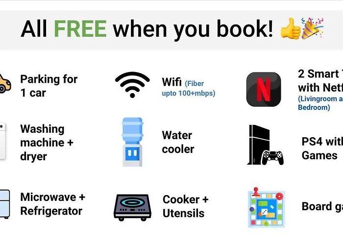 Free Parking, Pool, Gym, Netflix, Wi-fi, Ps4! *